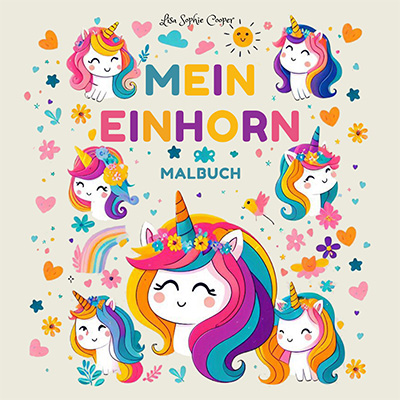 Mein Einhorn Malbuch