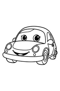 auto mit lachendem gesicht 1