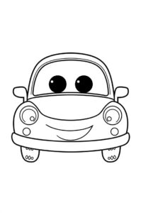 auto mit lachendem gesicht 2