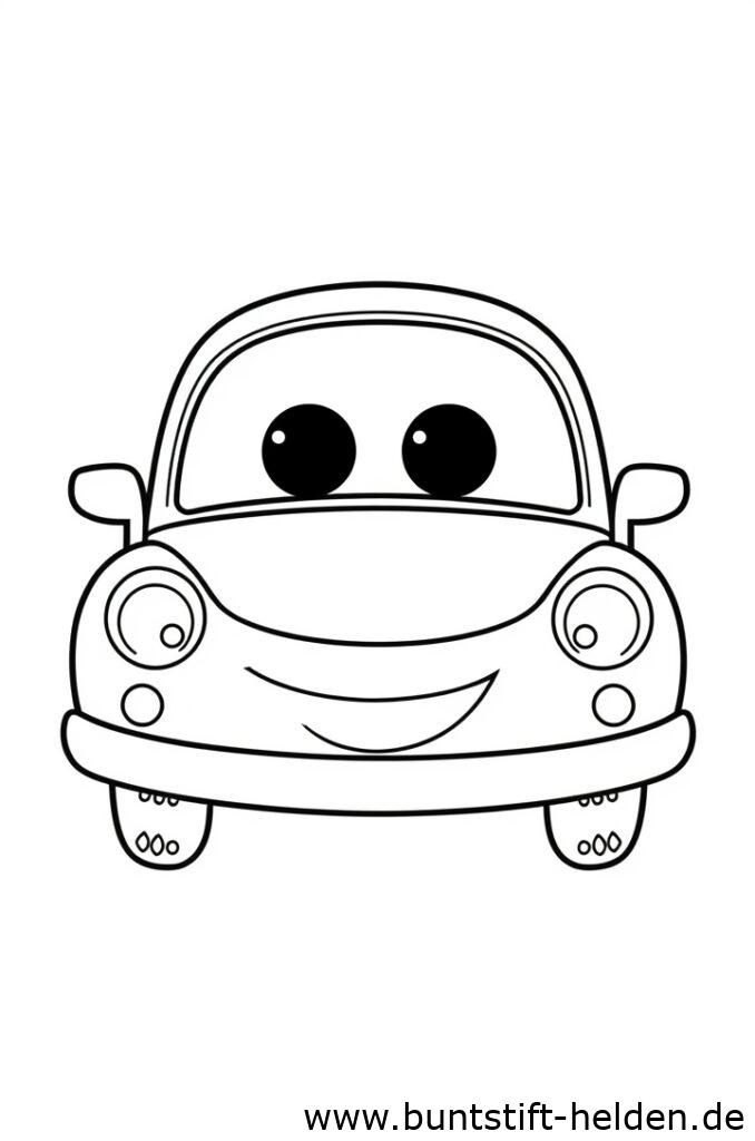 auto mit lachendem gesicht 2