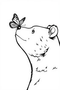 baer mit schmetterling 1