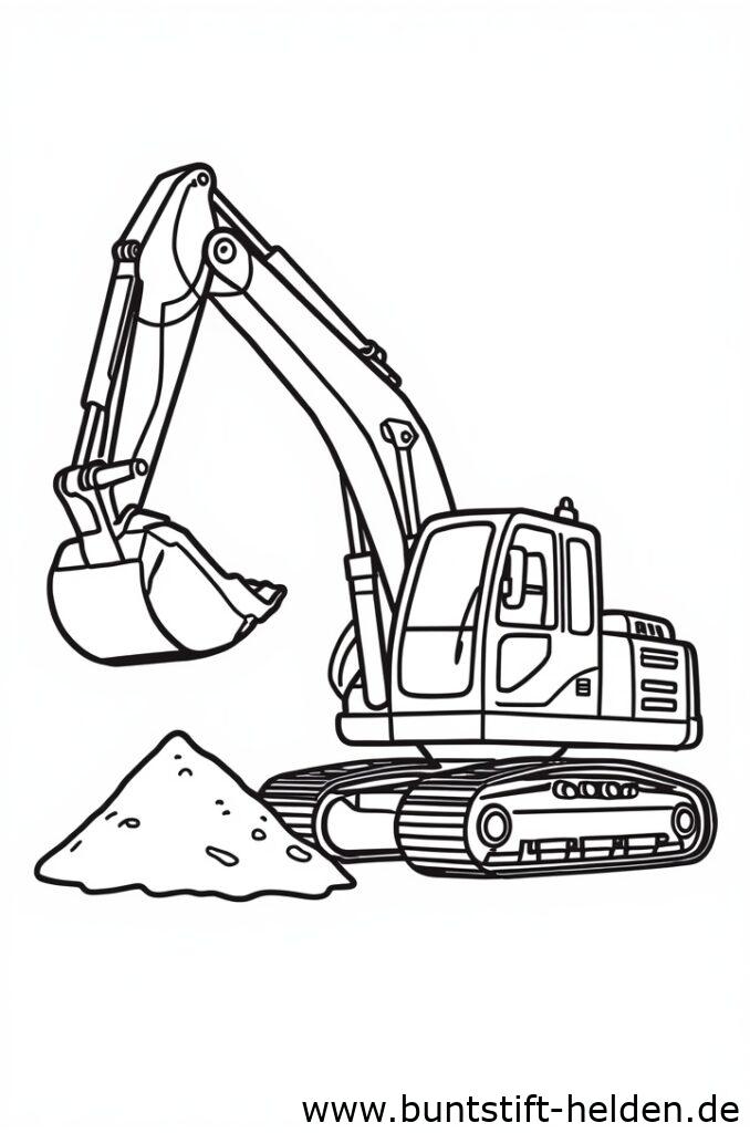 bagger mit schaufel 2