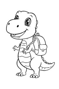 dino mit rucksack a