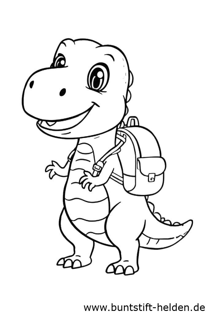dino mit rucksack a