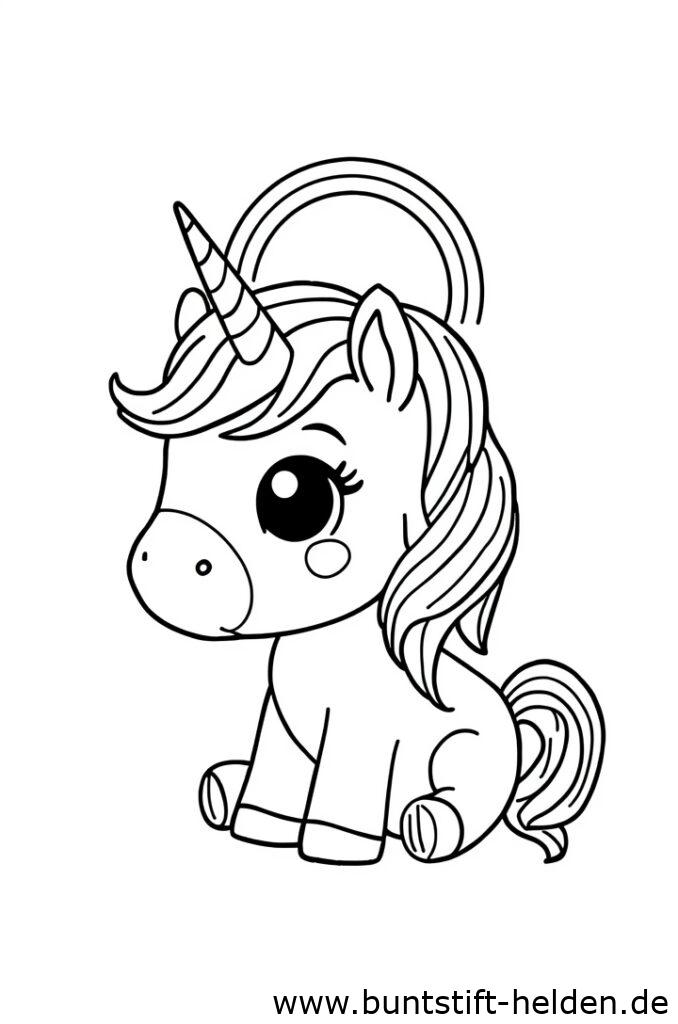 einhorn mit regenbogen 1