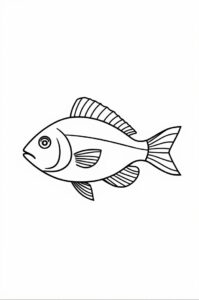 Fisch Mit Herzflosse