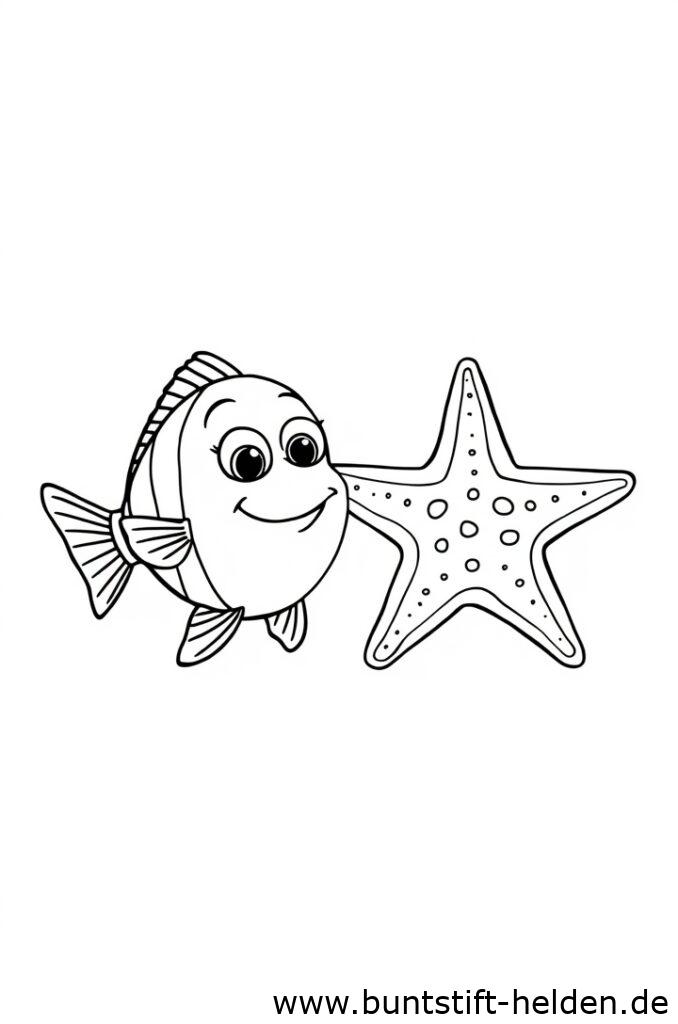 fisch mit seestern 1