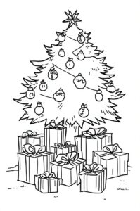 geschenke unter baum 1