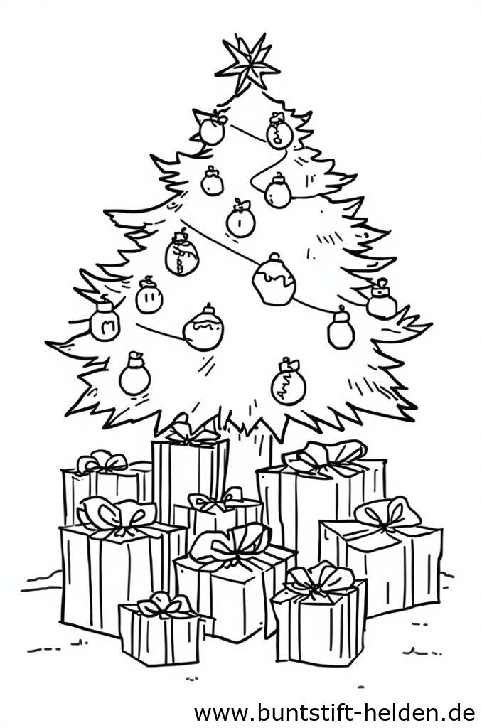 geschenke unter baum 1