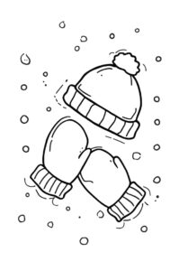 handschuhe und muetze da