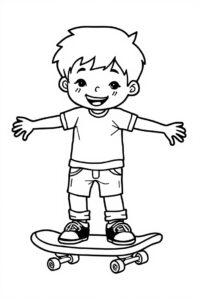 junge mit skateboard 1