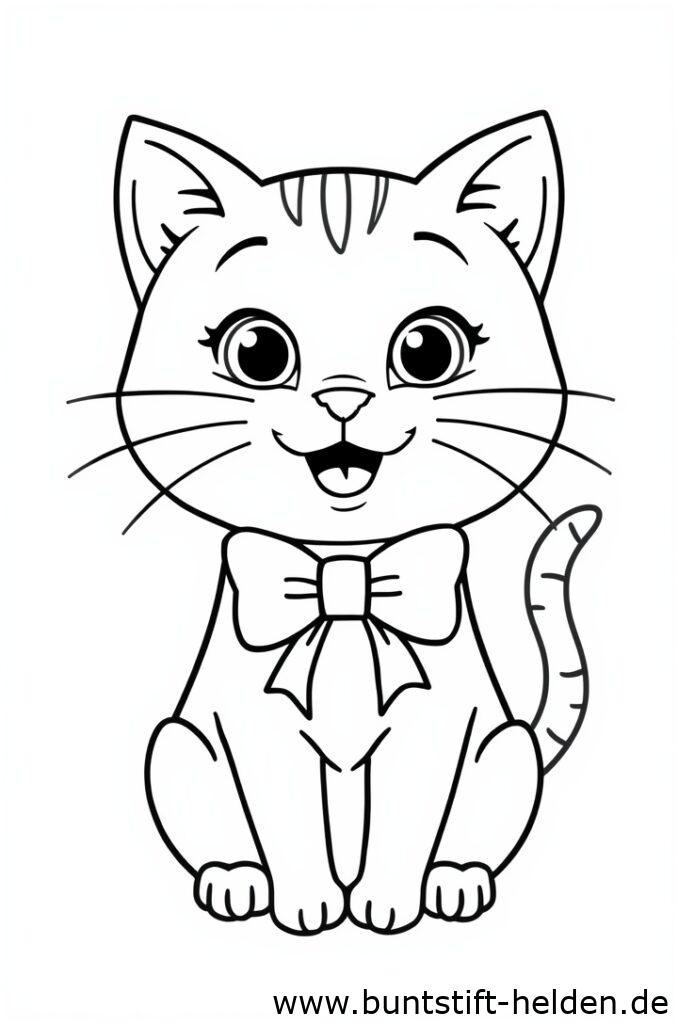 katze traegt schleife 2