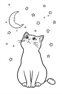 katze und mond 1