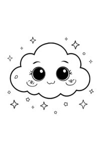 kawaii wolke
