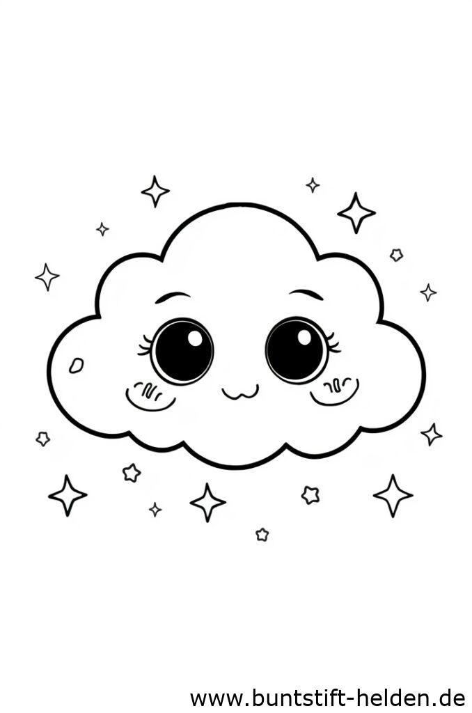 kawaii wolke