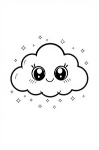 kawaii wolke
