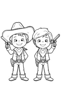 kinder als cowboys da