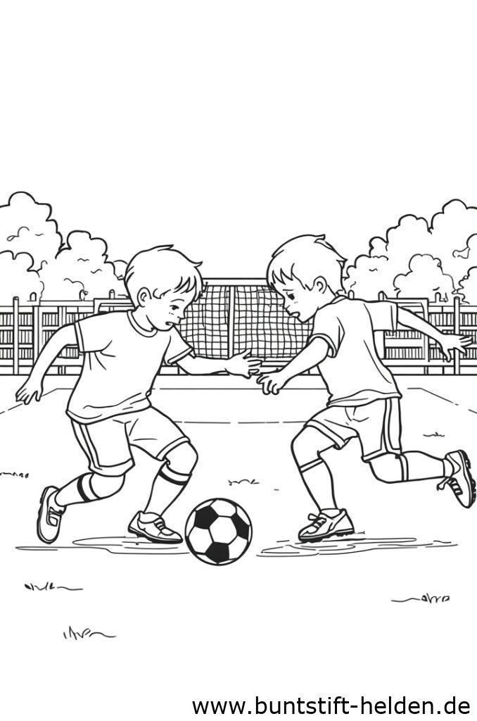 kinder auf spielfeld 1