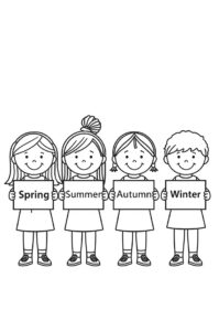 kinder mit schildern da