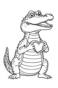 Krokodil Mit Herz