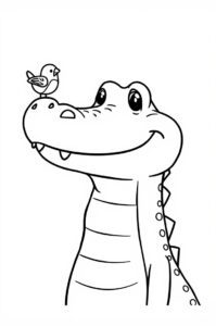 krokodil mit vogel 1