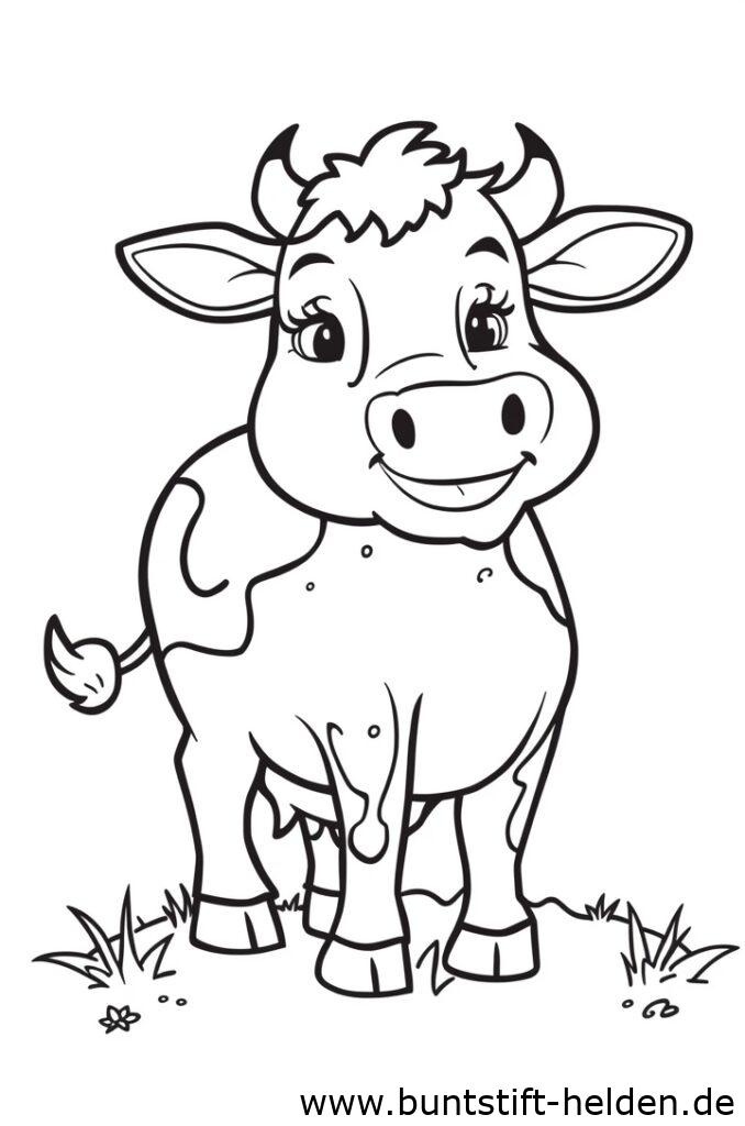 kuh auf der wei1