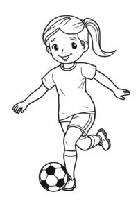 maedchen spielt fuball 1