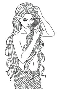 meerjungfrau kmmt haare 1