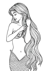 meerjungfrau kmmt haare 2