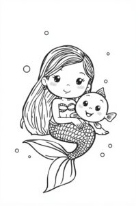 meerjungfrau mit fischfreund 2