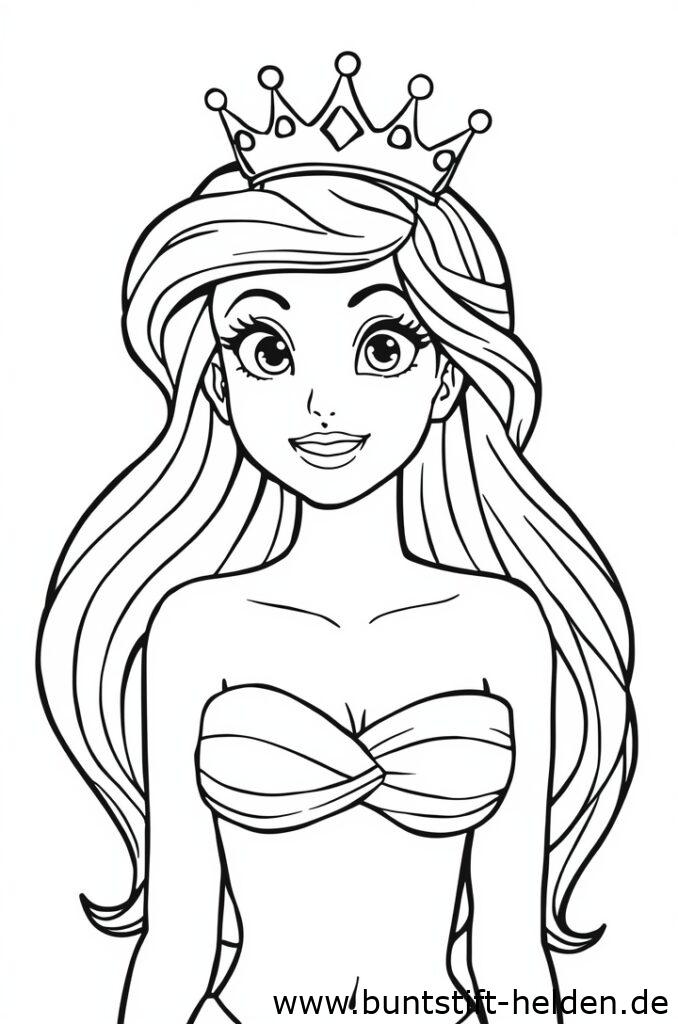 meerjungfrau mit krone 1