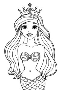 Meerjungfrau Mit Krone