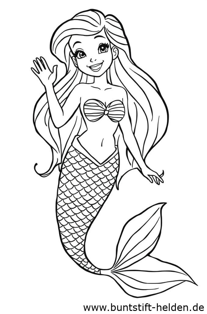 meerjungfrau winkt 2