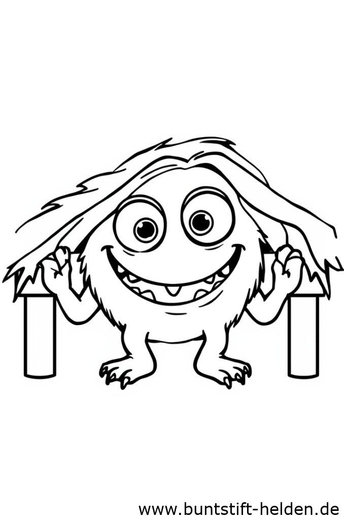 monster unter bett da