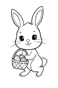 osterhase mit korb 2