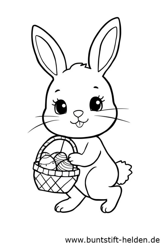 osterhase mit korb 2