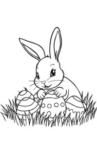 Osterhase Versteckt Eier