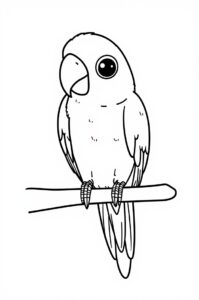 papagei auf stange 2