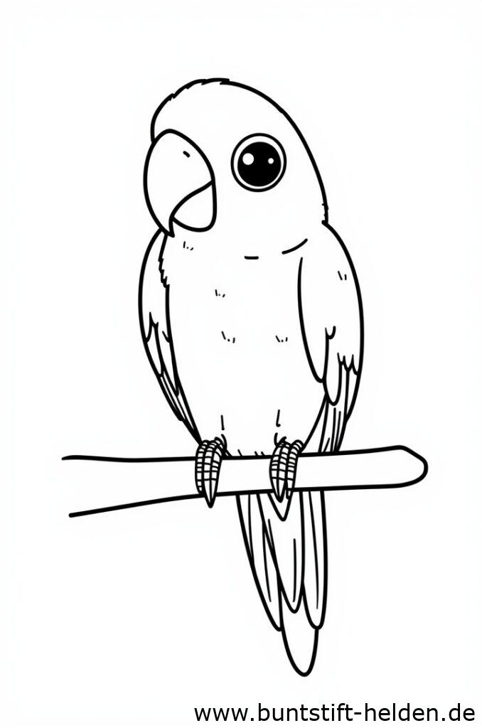 papagei auf stange 2
