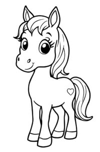 pferd mit herzfleck 1