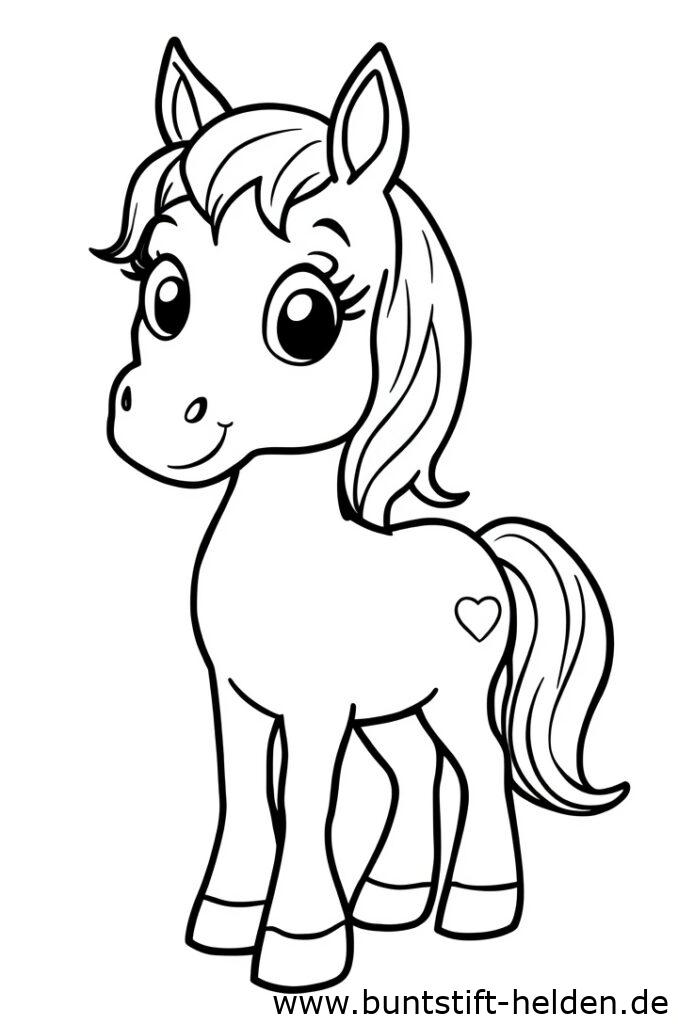 pferd mit herzfleck 1