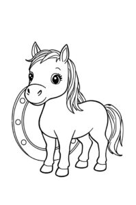 pferd und hufeisen 2