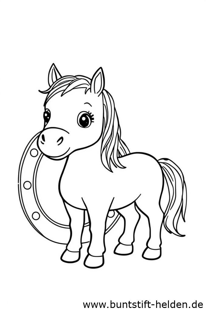 pferd und hufeisen 2