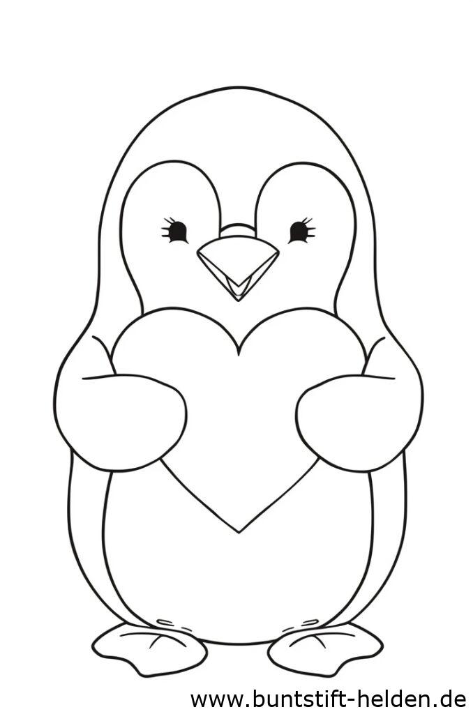 pinguin mit herz 2