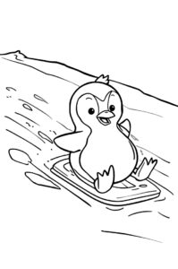 pinguin rutscht 2