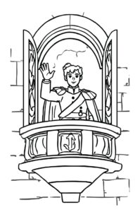 Prinz Winkt Vom Balkon