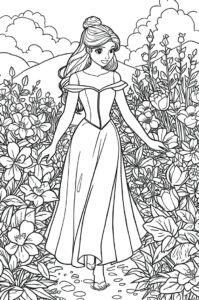 Prinzessin Im Garten