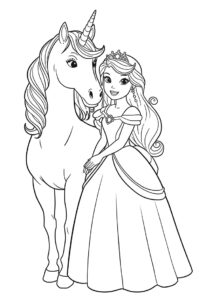 prinzessin mit einhorn 1