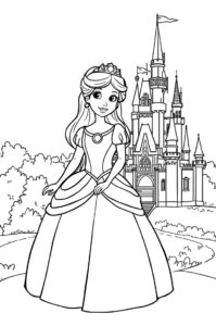 Prinzessin Mit Schloss