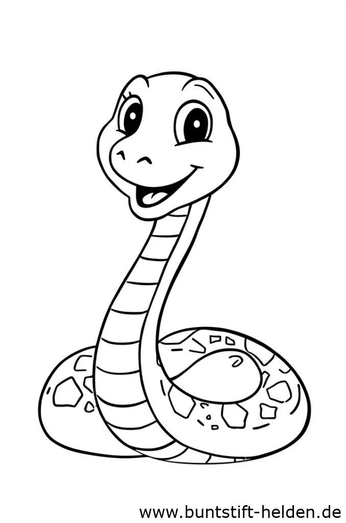 schlange schaut neugierig 1